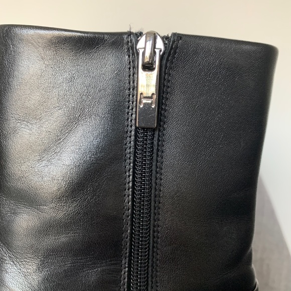 Halston Lea black leather boots - size 9 - Picture 3 of 12